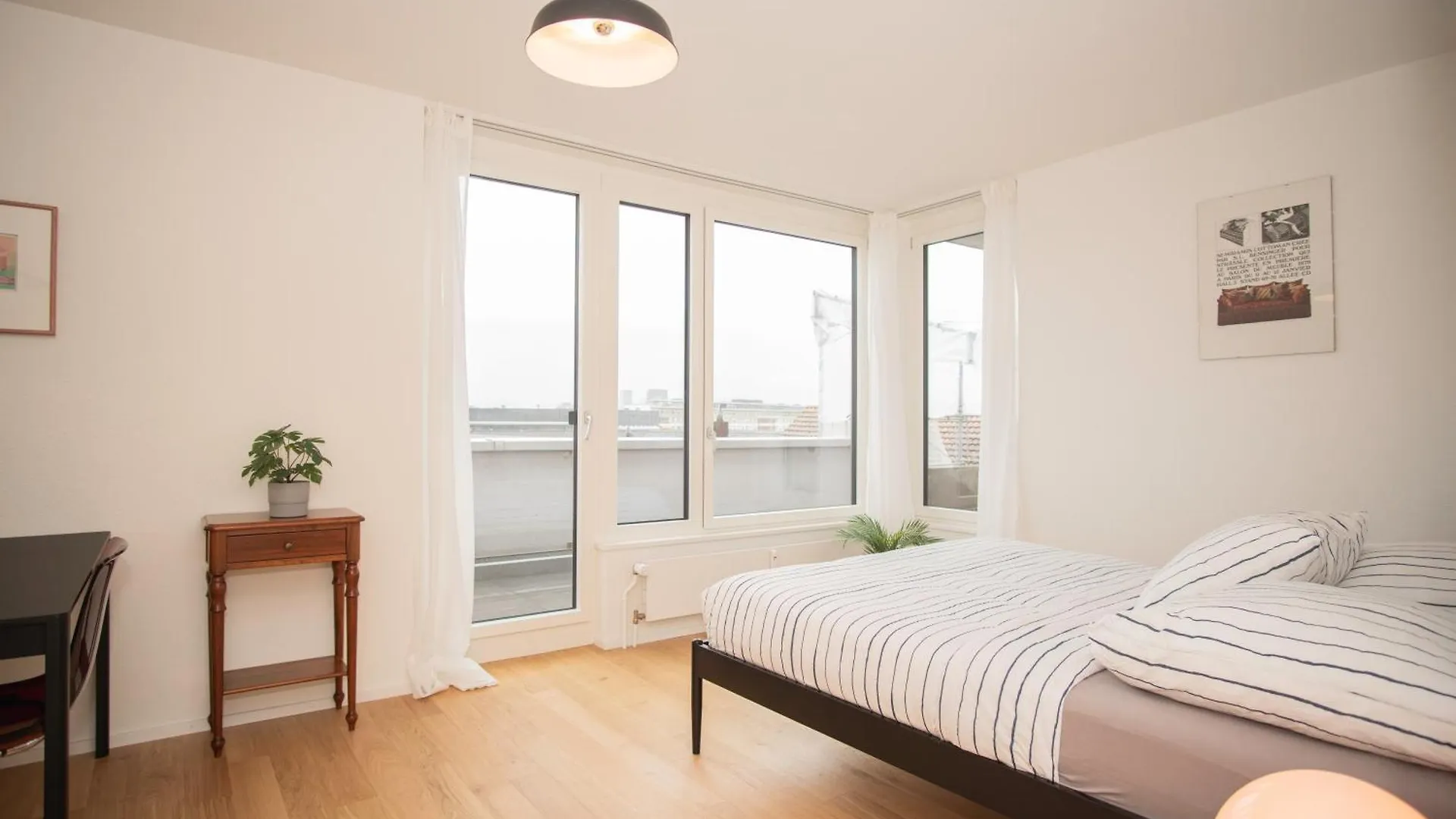 Top Floor Studio With Terrace And Free Baselcard Switzerland